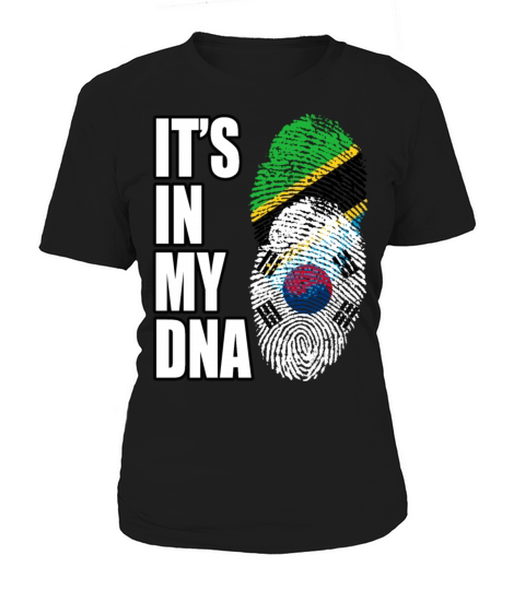 Tanzanian And South Korean Vintage Heritage DNA Fl Women's T-Shirt