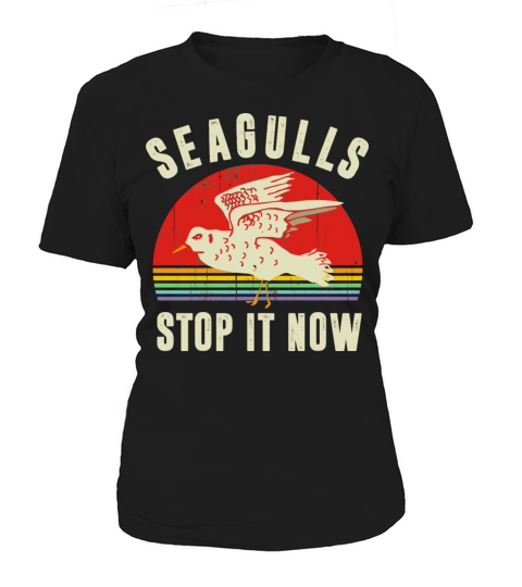 Unique Vintage Retro Style Seagulls Bird Lover Sto Women's T-Shirt