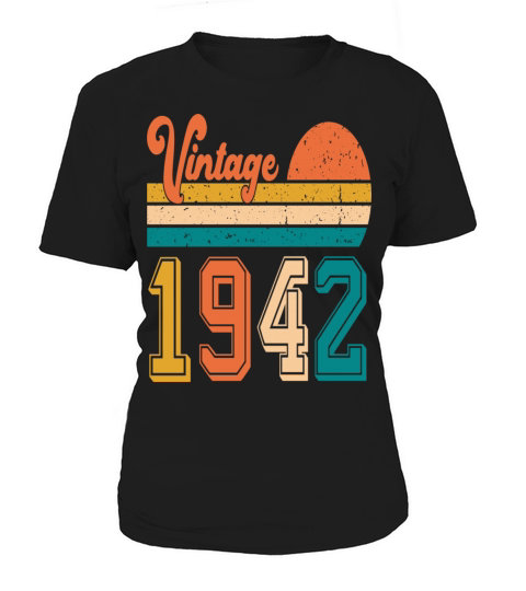 Vintage 1942 birthday gift Women's T-Shirt
