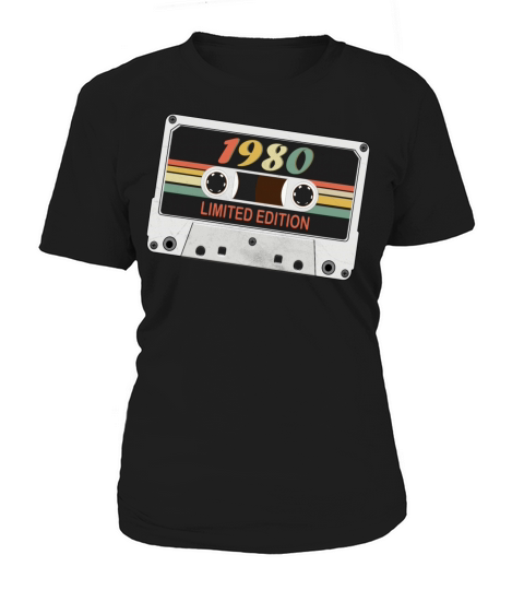 Vintage 1980 Limited Edition Tee Retro Cassette Women's T-Shirt