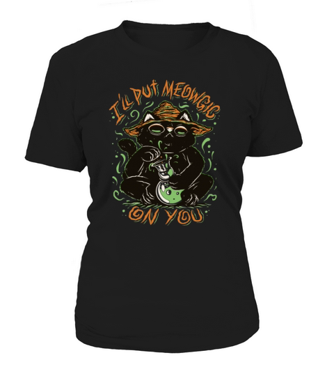 Witch cat Halloween Women's T-Shirt