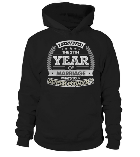 Anniversary Gift 21th - 21 years Wedding Marriage T Shirt Hoodie Unisex