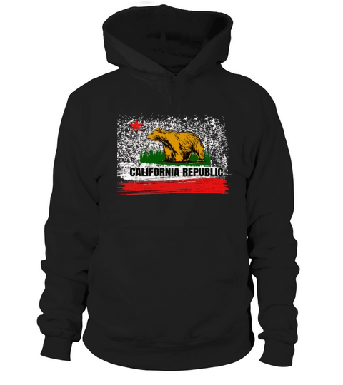 California Republic Cali Flag Socal Norcal Cencal Hoodie Unisex