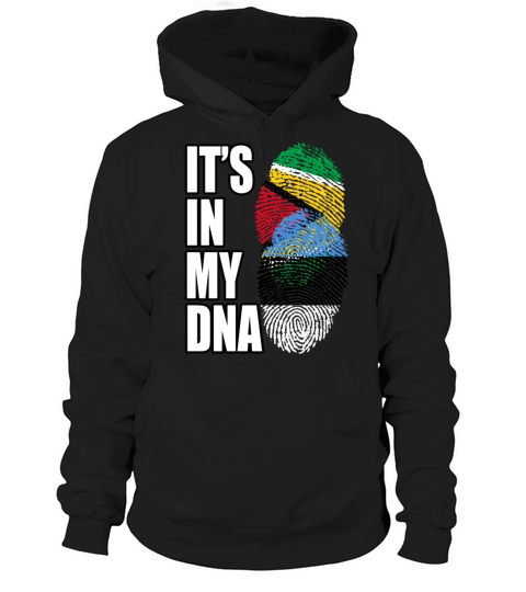 Guyanese And Estonian Mix Heritage DNA Flag Hoodie Unisex