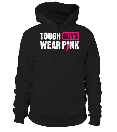 Guys Wear Pink In October Breast Cancer Awareness Hoodie Unisex