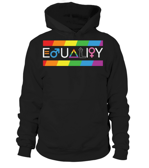 LBGT Flag Gay Pride Human Vintage Rainbow Hoodie Unisex