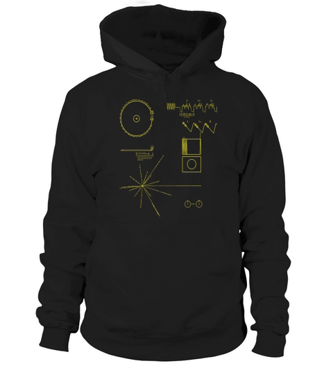 NASA Voyager Golden Record t-shirt Hoodie Unisex