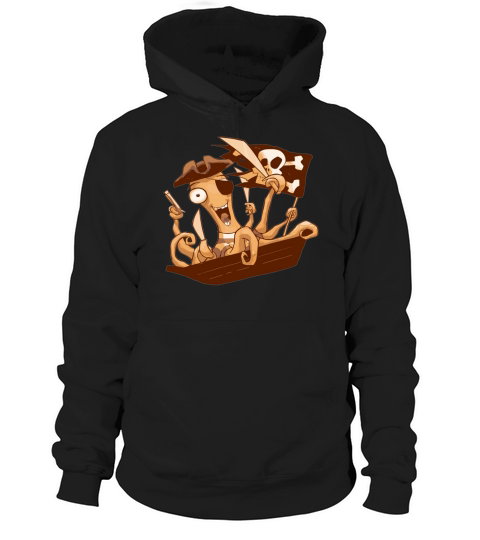 Pirate Octopus Hoodie Unisex