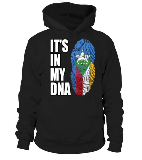 Somali And Comoran Vintage Heritage DNA Flag Hoodie Unisex