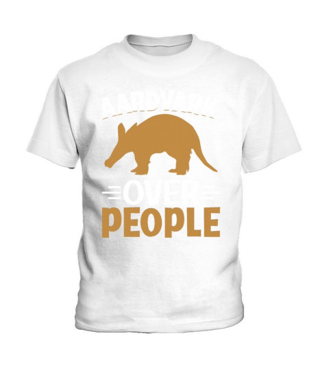 Aardvark Over People - Funny Orycteropodid Kids T-Shirt