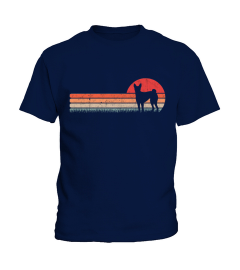 Basenji Retro Congo Terrier Vintage Kids T-Shirt
