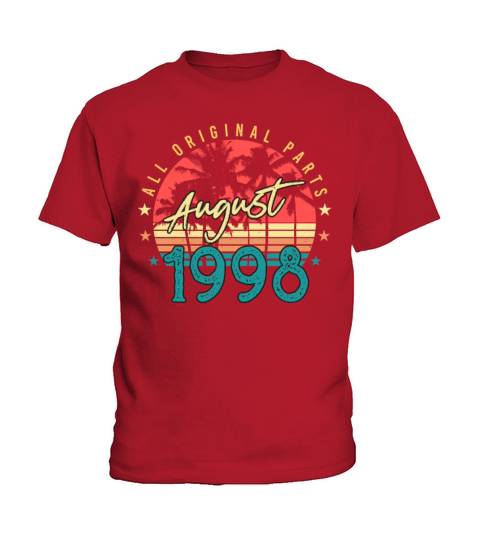 Birth Month August 1998 Kids T-Shirt