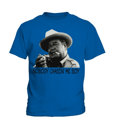 Buford T. Justice Nobody chasin’ me boy shirt Kids T-Shirt