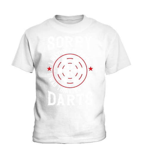Darts Board Vintage Sorry I WasnT Kids T-Shirt