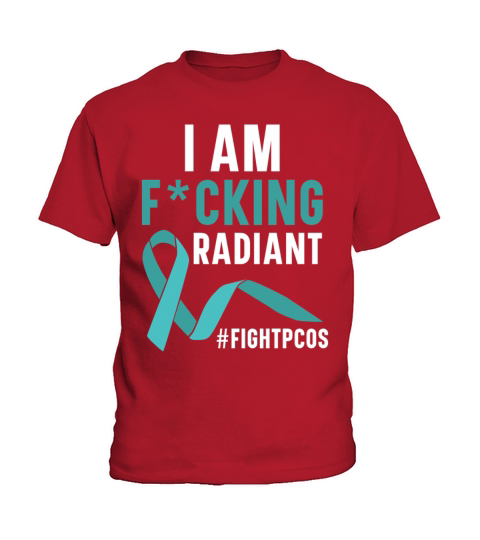 I Am Radiant Polycystic Ovary Syndrome Warrior Kids T-Shirt