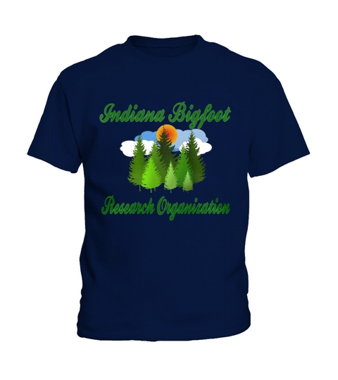 Indiana Bigfoot Research  Organization Forest Kids T-Shirt