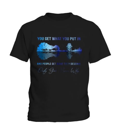 Kid rock you get what you put in only god knows why guitar lake shirt - Ladies Flowy Tank Kids T-Shirt