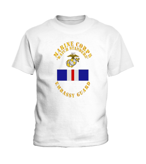 marine corpswatch standers embassy guard Kids T-Shirt