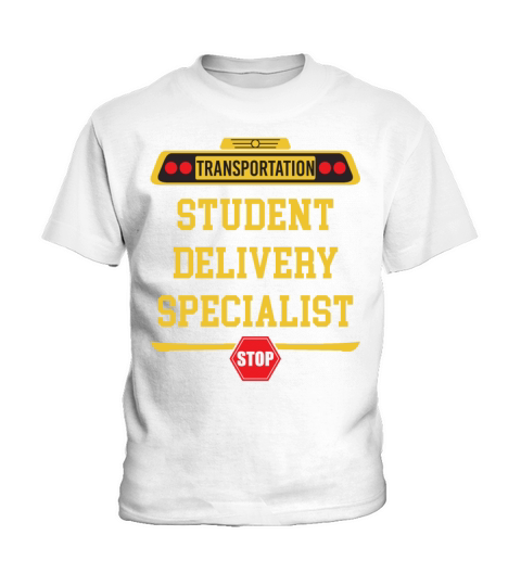 Student Delivery Specialist Funny School Bus Kids T-Shirt