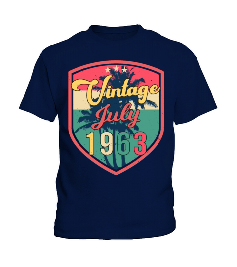 Vintage 1963 July Kids T-Shirt