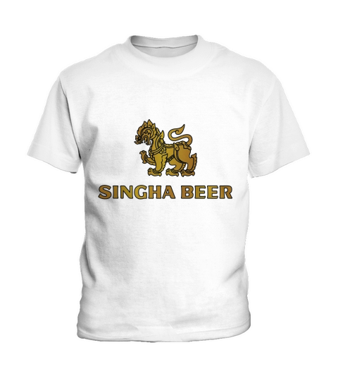 Vintage Tshirt for Singha Beer by fatshirts Kids T-Shirt