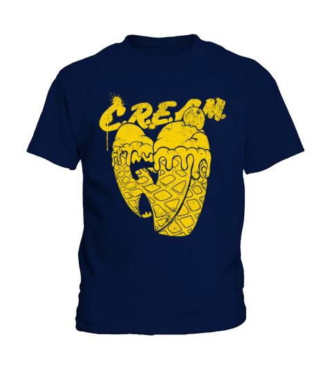 waffle ice cream wutang gold Kids T-Shirt