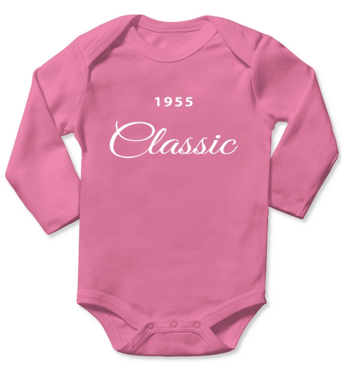 Birthday 1955 Classic Vintage Edition T-Shirt_1 Long Sleeve Baby One-Piece