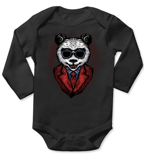 Halloween Gift Panda Skeleton PandaBar Horror Long Sleeve Baby One-Piece