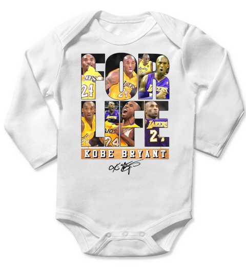 KOBE BRYANT Long Sleeve Baby One-Piece