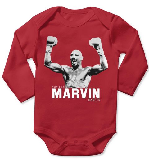 MARVIN HAGLER T-SHIRT Long Sleeve Baby One-Piece