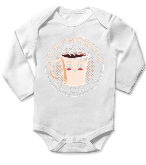 Mental Health Cup Of Positivicoffee Anxie Anxiety Long Sleeve Baby One-Piece