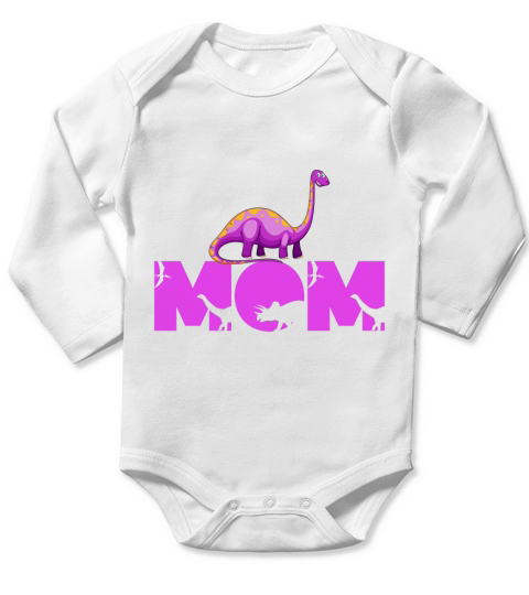 Mom Long Sleeve Baby One-Piece
