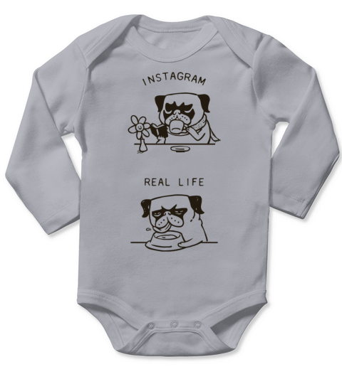my social life living Long Sleeve Baby One-Piece