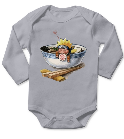Naruto Ramen Long Sleeve Baby One-Piece