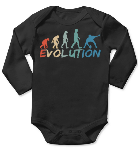 Rugby Evolution Vintage Long Sleeve Baby One-Piece