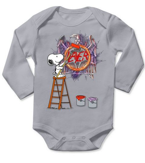 Snoopy paint Slayer Long Sleeve Baby One-Piece