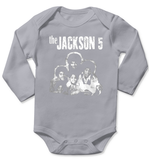 The Jackson 5 Band Tshirt Long Sleeve Baby One-Piece