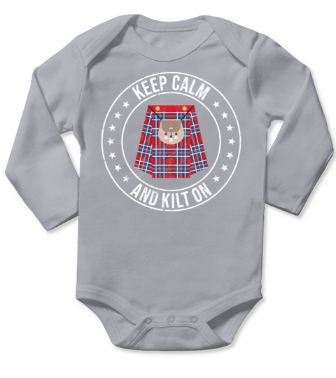 Traditional Kilt Wearing Quote For A Kilt Guy Long Sleeve Baby One-Piece