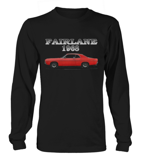 1968 Ford Fairlane Formal Roof Red II Long sleeved Unisex
