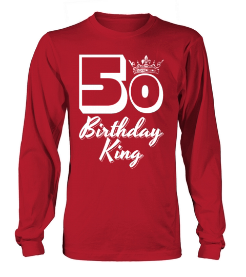 50th Birthday 50 Fifty Fiftieth Age Anniversary Long sleeved Unisex