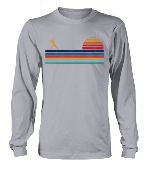 Baseball Fan Retro Vintage Batter Long sleeved Unisex