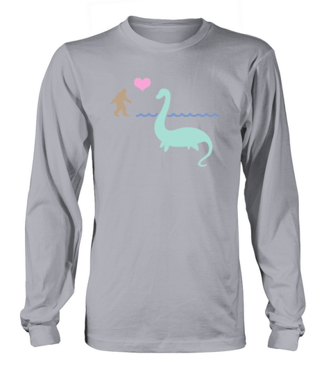 Bigfoot And The Loch Ness Monster Long sleeved Unisex