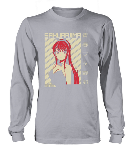 Mai Sakurajima - Rascal Does Not Dream Of Bunny Girl Sempai | Anime Shirt T-Shirt Long sleeved Unisex