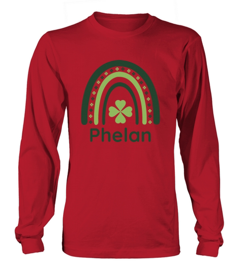 Phelan Clover Boho Rainbow Long sleeved Unisex