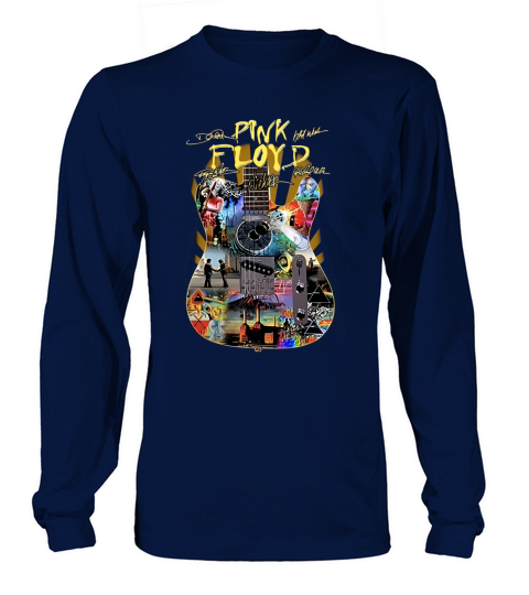Pink Floyd Guitar Signatures shirt Long sleeved Unisex