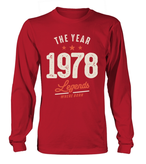 The Year 1978 - 44th Birthday Vintage Classic Long sleeved Unisex