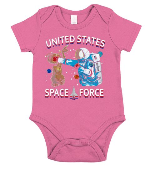 Alien United States space force shirt Short Sleeve Baby One-Piece