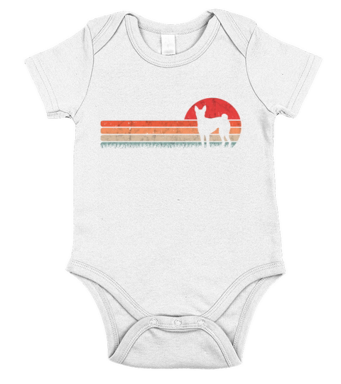 Basenji Retro Congo Terrier Vintage Short Sleeve Baby One-Piece