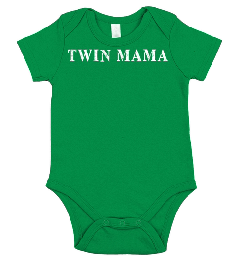 Best Friend Funny - Twin Mama Short Sleeve Baby One-Piece