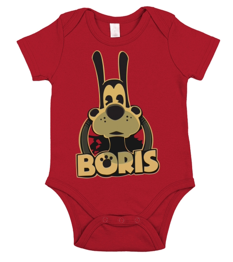 Boris Bendy Batim Tshirt Short Sleeve Baby One-Piece